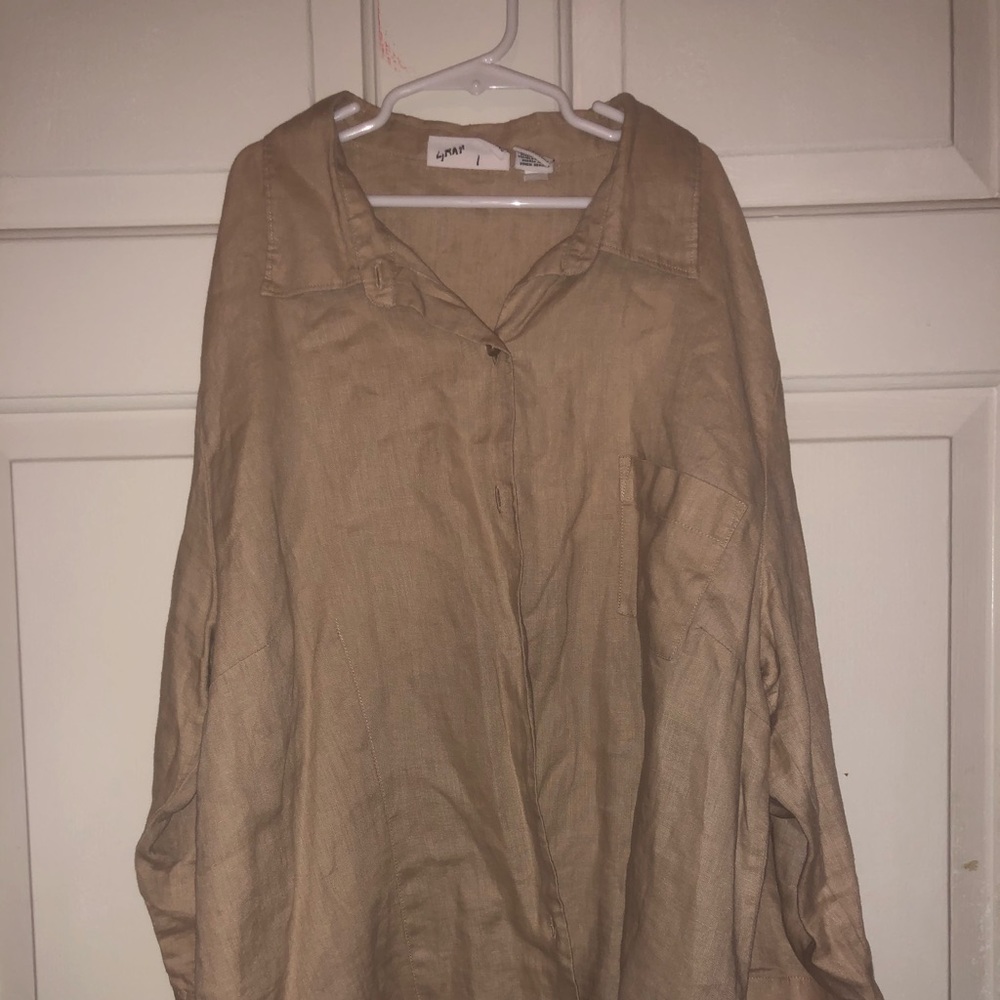 Croft and Barrow Cream Button down